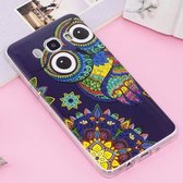 Voor Galaxy J7 (2016) / J710 Noctilucent IMD Owl Pattern Soft TPU Case Protector Cover