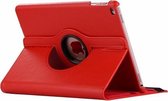 Litchi Texture horizontale flip 360 graden rotatie lederen tas voor iPad Mini 2019, met houder en slaap- / wekfunctie (rood)