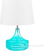 Beliani ERZEN - Tafellamp - blauw - glas