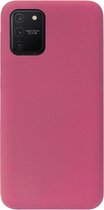 - ADEL Premium Siliconen Back Cover Softcase Hoesje Geschikt voor Samsung Galaxy S10 Lite - Bordeaux Rood