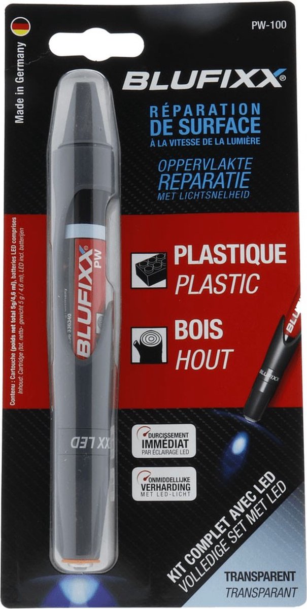 Blufixx Reparatieset Universeel PW plastic en hout - Blufixx