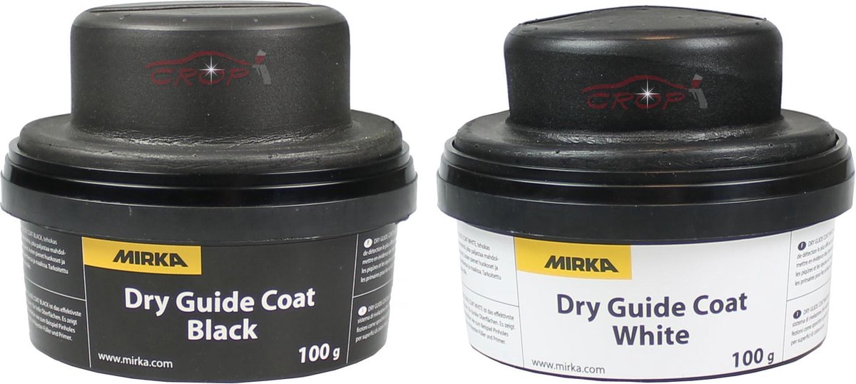 MIRKA Controlepoeder Dry Guide Coat - Zwart (voor lichte kleuren)