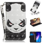 Voor Xiaomi Redmi Note 8T 3D Formule Patroon Magnetische Aantrekkelijkheid Horizontale Flip Leren Case met Lanyard, Ondersteuning Houder & Kaartsleuf & Portemonnee (Angry Bear)