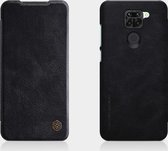 Voor Xiaomi Redmi Note 9 / 10X 4G NILLKIN QIN Serie Crazy Horse Textuur Horizontale Flip Lederen Case met Kaartsleuf (Zwart)