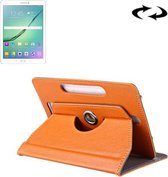 10 inch tablets lederen hoes Crazy Horse textuur 360 graden rotatie beschermhoes omhulsel met houder voor Asus ZenPad 10 Z300C, Huawei MediaPad M2 10.0-A01W, Cube IWORK10 (oranje)