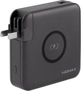 MOMAX IP93MFI Q.Power Plug PD Snel opladen Reislader Stroomadapter met MFI-kabel (donkergrijs)