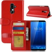 PU + TPU Crazy Horse Texture Horizontale Flip Leren Case voor CUBOT X18 Plus, met Portemonnee & Houder & Kaartsleuven (Rood)
