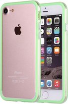 Voor iPhone 8 & 7 TPU + pc combinatie bumperframe (groen)