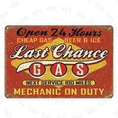 Retro Muur Decoratie uit Metaal Garage Pub Sign 20