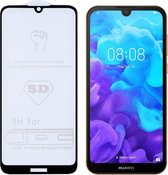 9H 5D Full Glue Full Screen gehard glasfilm voor Huawei Y5 2019 / Honor 8S