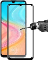 Voor Huawei Honor 20 Lite 2 STUKS ENKAY Hoed-prins 0.2mm 9H 3D Volledig scherm Zachte koolstofvezelranden Gehard glasfilm