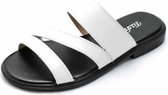 Eenvoudige casual antislip slijtvaste pantoffels sandalen voor dames (kleur: wit maat: 41)