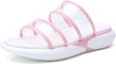 Lichtgewicht casual antislip slijtvaste transparante gelei eenvoudige pantoffels sandalen voor dames (kleur: roze maat: 39)