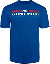 Bad Boy MUAY THAI DISCIPLINE T Shirt Blauw maat M