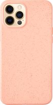 Geschikt voor: iPhone 12 Pro Biodegradable hoesje - Roze