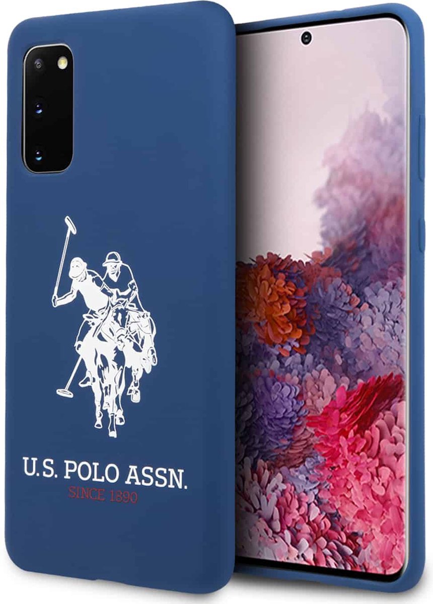 U.S. Polo Siliconen Backcase Hoesje Samsung Galaxy S20 - Navy Blue