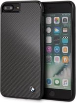 BMW Carbon Back Case Geschikt voor Apple iPhone 7 Plus / iPhone 8 Plus (5.5") - Zwart