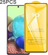 Voor Samsung Galaxy A Quantum 25 PCS 9D Volledige lijm Volledig scherm gehard glasfilm