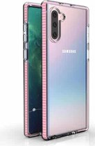 Voor Samsung Galaxy Note10 TPU tweekleurige schokbestendige beschermhoes (roze)