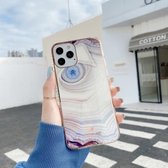IMD Stars River Marble Pattern schokbestendige TPU beschermhoes voor iPhone 12 mini (B1)