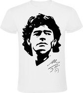 Diego Maradona Heren t-shirt | argentinie | Wit