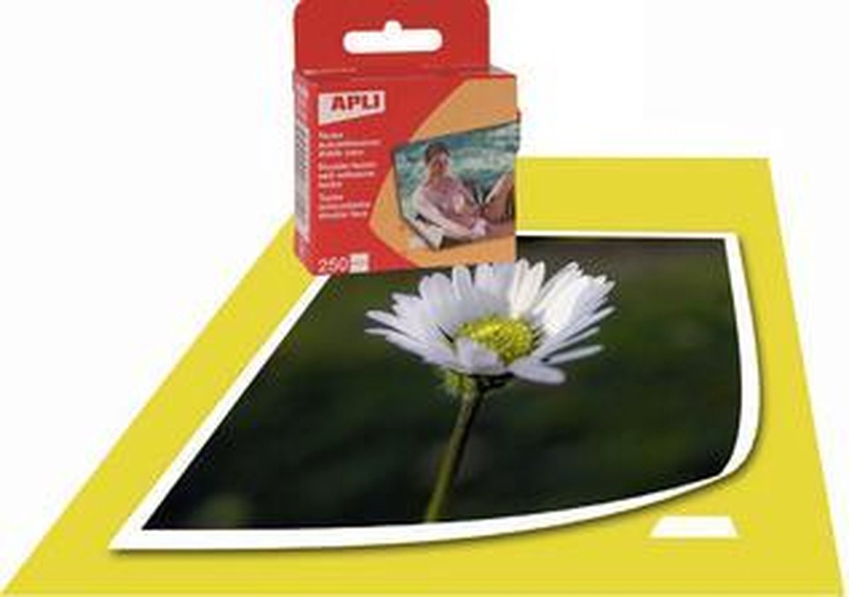 agipa fotokleefstippen, dubbelzijdig klevend, 10 x 16 mm