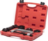 Datona® - 4-in-1 kogelgewricht - C-frame - Pers Onderhoudsset - Met Opbergkoffer - Krachtig - Rood