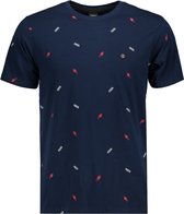 Twinlife T-shirt Tee Crew Aop Embro Tw11503 Maritime Blue 564 Mannen Maat - 3XL