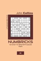 Numbricks - 120 Easy To Master Puzzles 11x11 - 6