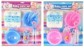 Toi-toys Verzorgingsset 8-delig - Babypop - Roze