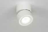 Lumidora Opbouwspot 73089 - Ingebouwd LED - 9.4 Watt - 919 Lumen - 3000 Kelvin - Wit - Aluminium - Badkamerlamp
