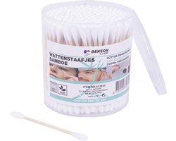 Benson Bamboe wattenstaafjes - biologisch afbreekbaar - 200 stuks - 7,5 cm