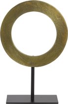 Light & Living Ornament op voet Waiwo - Antiek Brons/Zwart - 25x10x39cm - Luxe