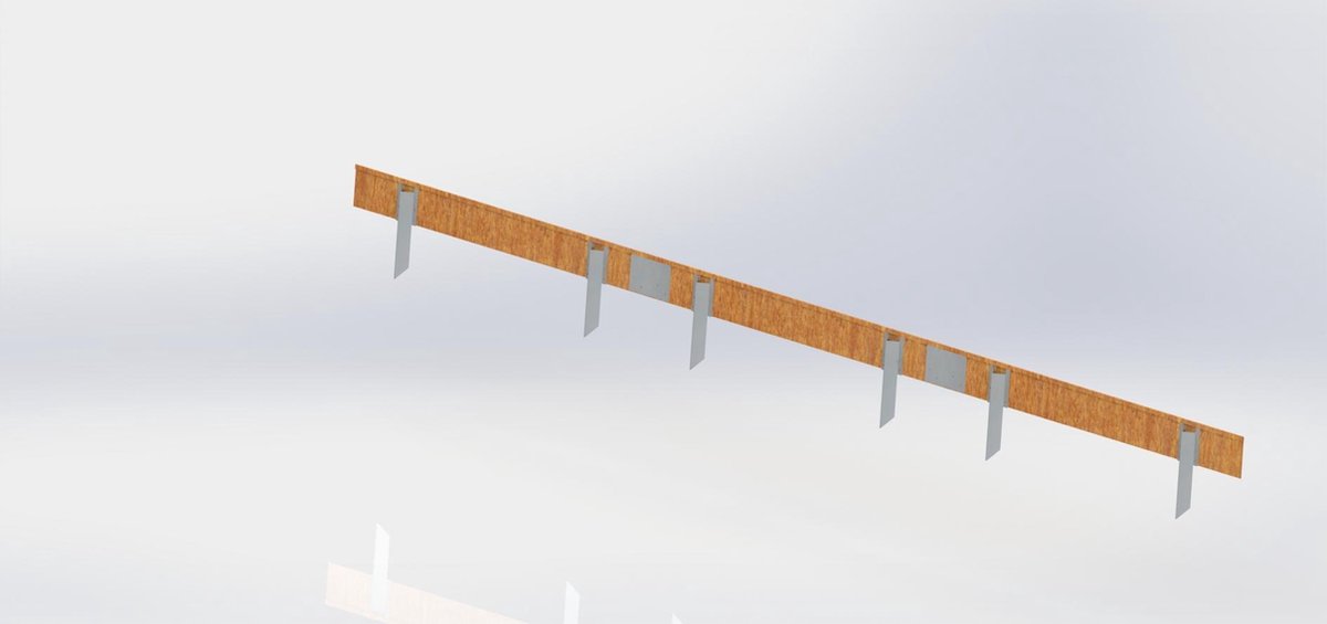 Cortenstaal borderrand - Geplet - Hoogte 23 cm - Complete set 15 meter - Roestkleur - MySteel