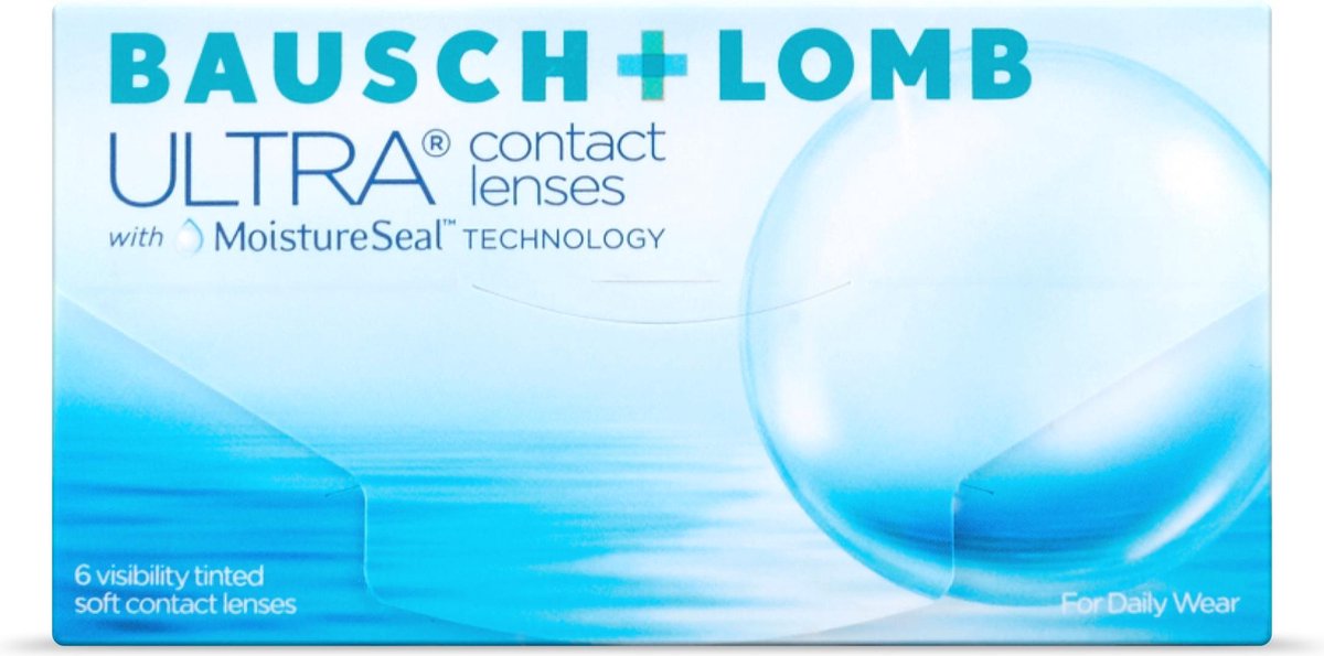 +2.50 - Bausch + Lomb ULTRA® - 6 pack - Maandlenzen - BC 8.50 - Contactlenzen