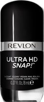 Revlon Ultra HD Snap! nagellak 8 ml Zwart Glans