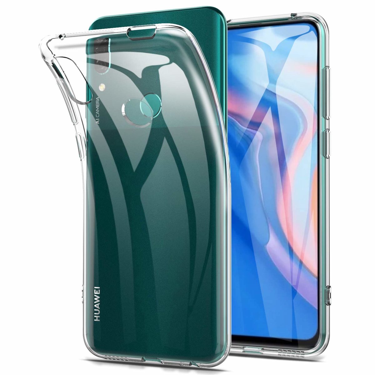 Ntech Hoesje Geschikt voor Huawei P Smart Z Transparant Hoesje / Crystal Clear TPU Case