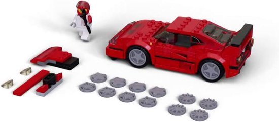 LEGO Speed Champions Ferrari F40 Jouet Modèle De Voiture Construction Jouets peuvent être 75890_UK 