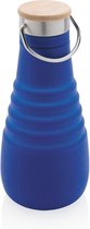 Xd Collection Drinkfles Opvouwbaar 600 Ml Siliconen Blauw