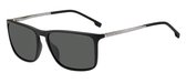 Hugo Boss Zonnebril 1182/s Dames Cat. 2 Rechthoekig Zwart