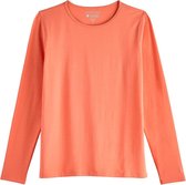 Coolibar - UV Shirt voor dames - Longsleeve - Morada - Zacht Koraal - maat XXL