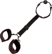 Scandal® Breathable Ball Gag With Cuffs