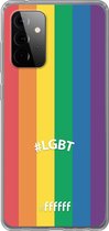 6F hoesje - geschikt voor Samsung Galaxy A72 -  Transparant TPU Case - #LGBT - #LGBT #ffffff