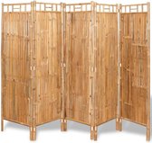Medina Scheidingswand met 5 panelen 200x160 cm bamboe