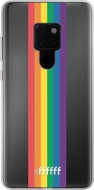6F hoesje - geschikt voor Huawei Mate 20 -  Transparant TPU Case - #LGBT - Vertical #ffffff