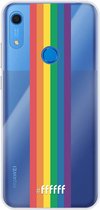 6F hoesje - geschikt voor Huawei Y6s -  Transparant TPU Case - #LGBT - Vertical #ffffff