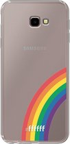 6F hoesje - geschikt voor Samsung Galaxy J4 Plus -  Transparant TPU Case - #LGBT - Rainbow #ffffff