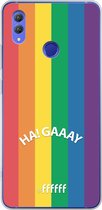 6F hoesje - geschikt voor Honor Note 10 -  Transparant TPU Case - #LGBT - Ha! Gaaay #ffffff