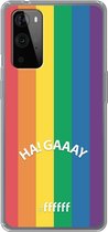 6F hoesje - geschikt voor OnePlus 9 Pro -  Transparant TPU Case - #LGBT - Ha! Gaaay #ffffff