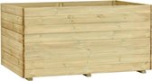 Medina Plantenbak verhoogd met bodem 150x100x75 cm grenenhout